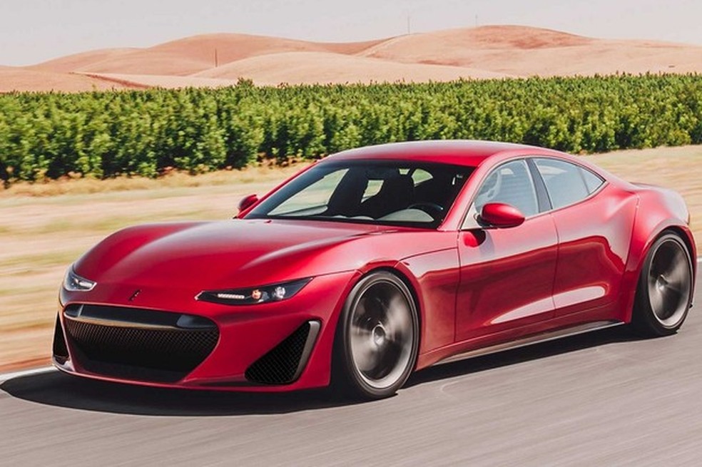 Supercarro elétrico comporta até quatro pessoas (Foto: Divulgação ) — Foto: Auto Esporte