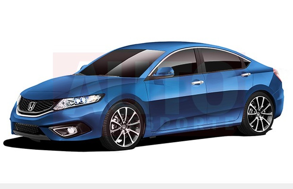 Honda Civic 2016 terá novo visual, conforme projeção revela (Foto: Yuri Queiroz/Auto News Brasil) — Foto: Auto Esporte