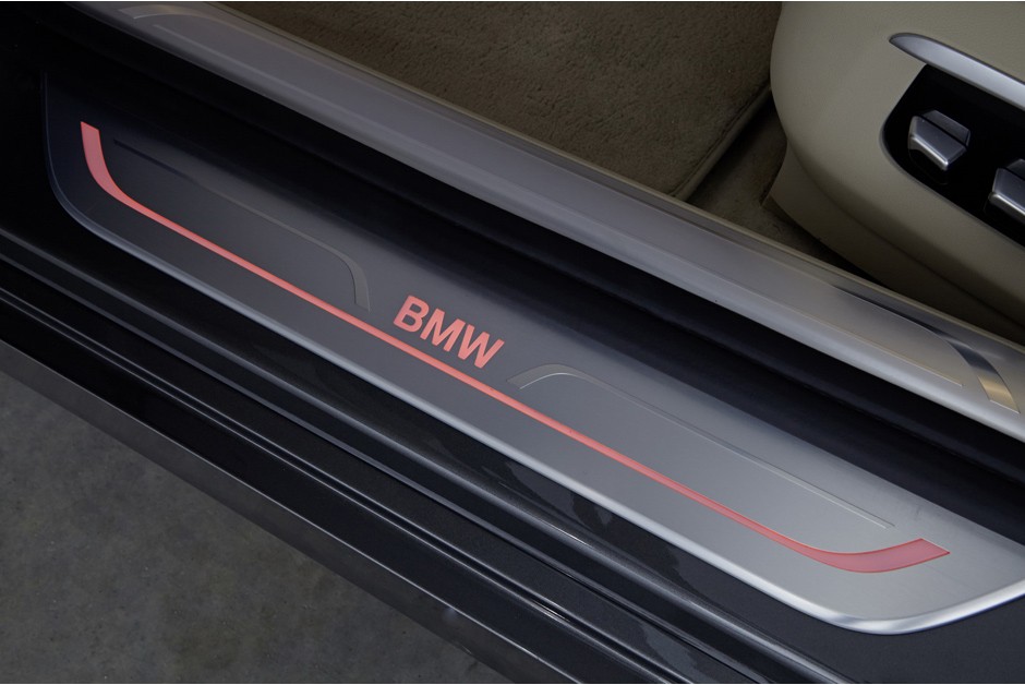 Soleira iluminada do BMW Série 7