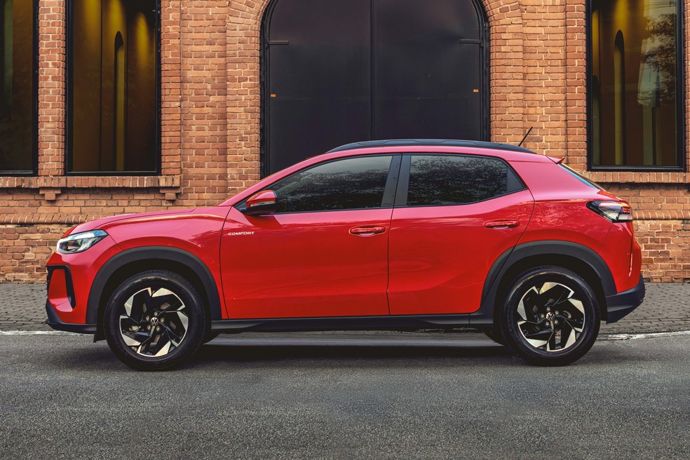 Volkswagen Tera 2026 tem maior entre-eixos em relação aos rivais — Foto: Divulgação