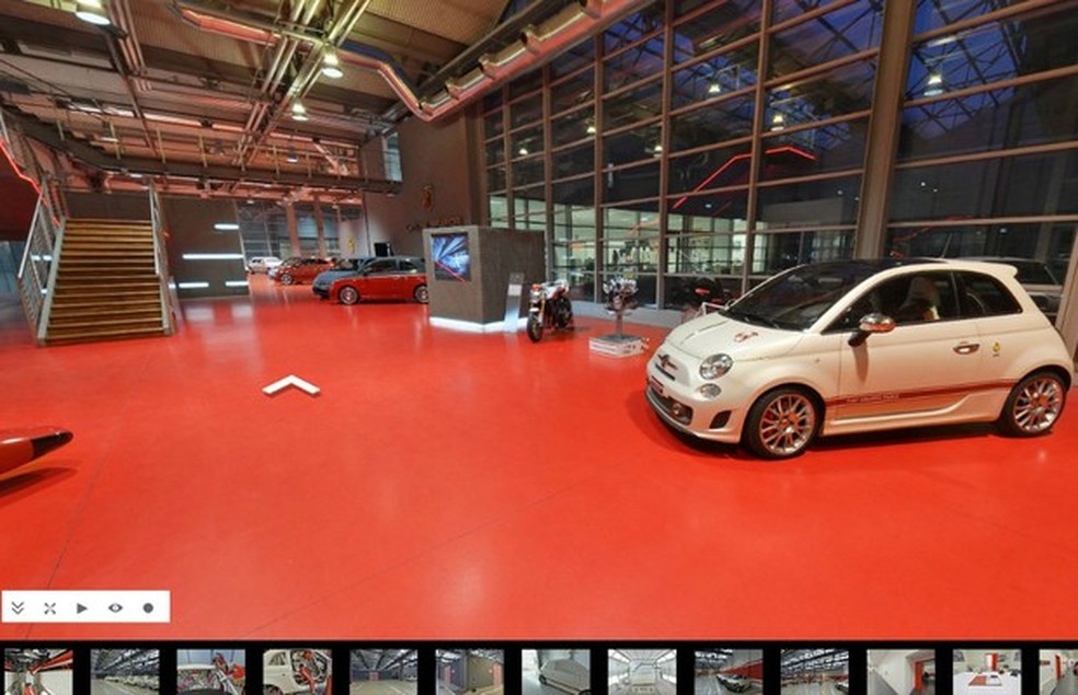 Showroom Abarth (Foto: Reprodução) — Foto: Auto Esporte