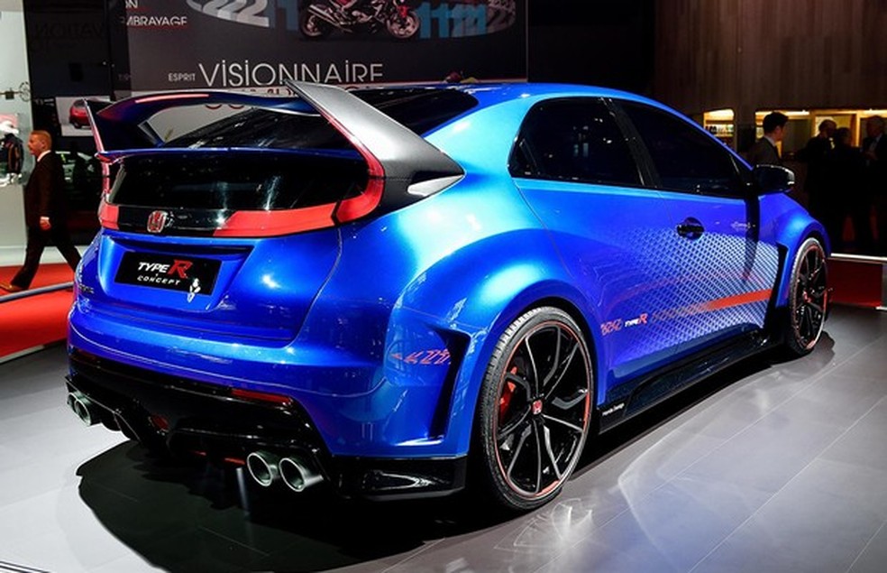 Honda Civic Type R no Salão de Paris (Foto: Newspress) — Foto: Auto Esporte