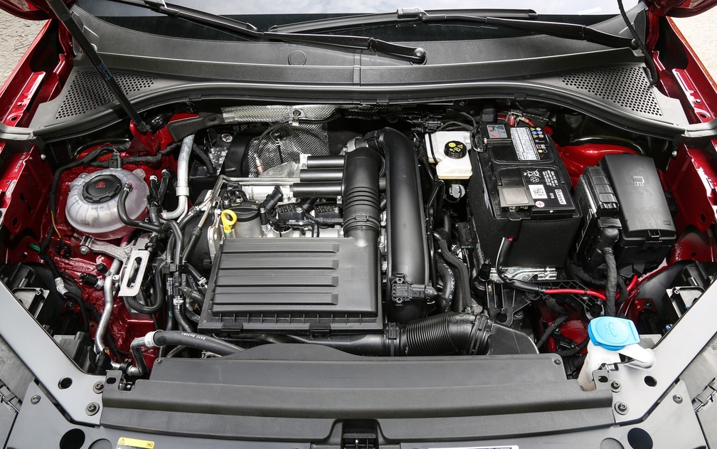 Motor 1.4 do Volkswagen Tiguan Allspace — Foto: Divulgação