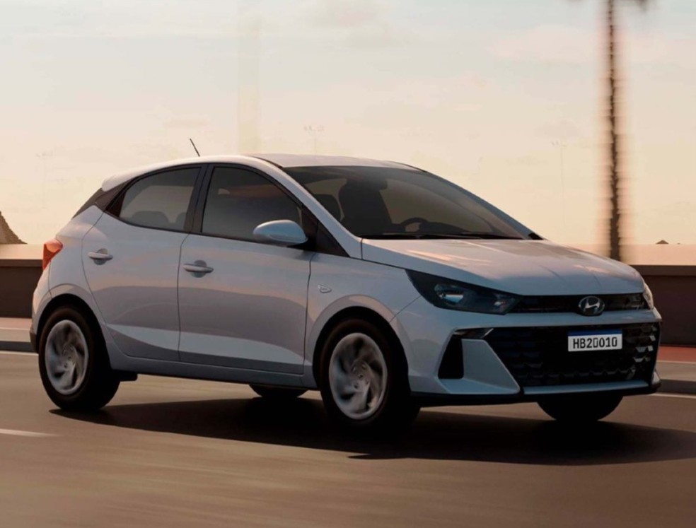 Hyundai HB20 é opção de hatchback compacto para o público PCD — Foto: Divulgação