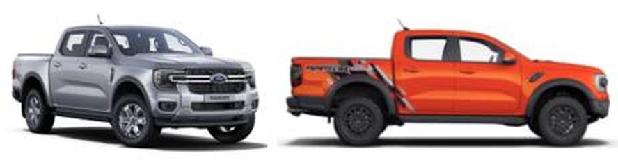 Ford Ranger modelos 2024 e 2025 e Ford Ranger Raptor modelo 2024