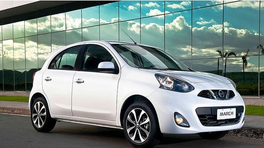 Nissan aumenta preços de March e Versa em até R$ 2 mil