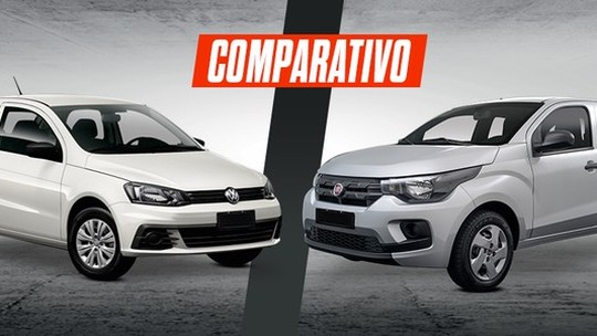Comparativo: Fiat Mobi Easy On X Volkswagen Gol 2 portas
