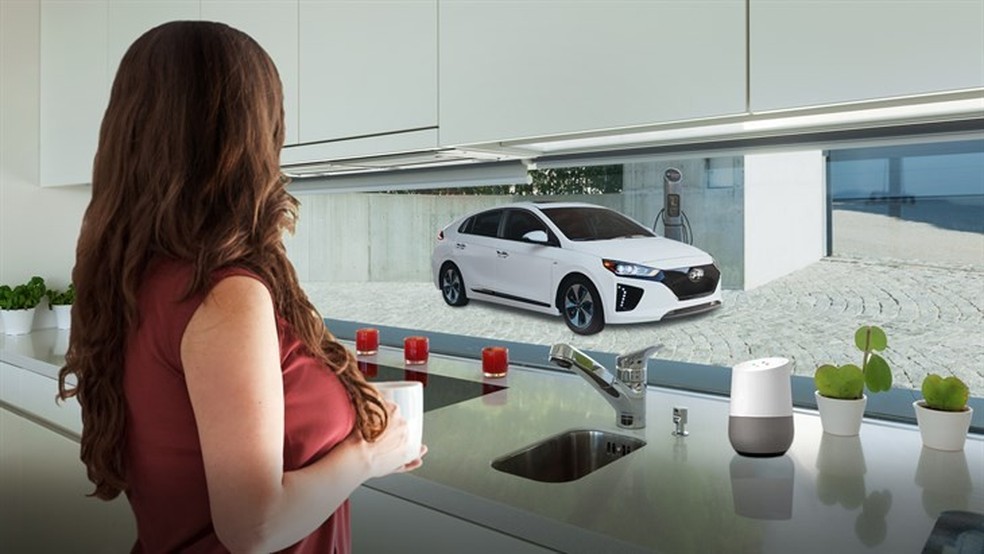 Hyundai e Google Home (Foto: D) — Foto: Auto Esporte