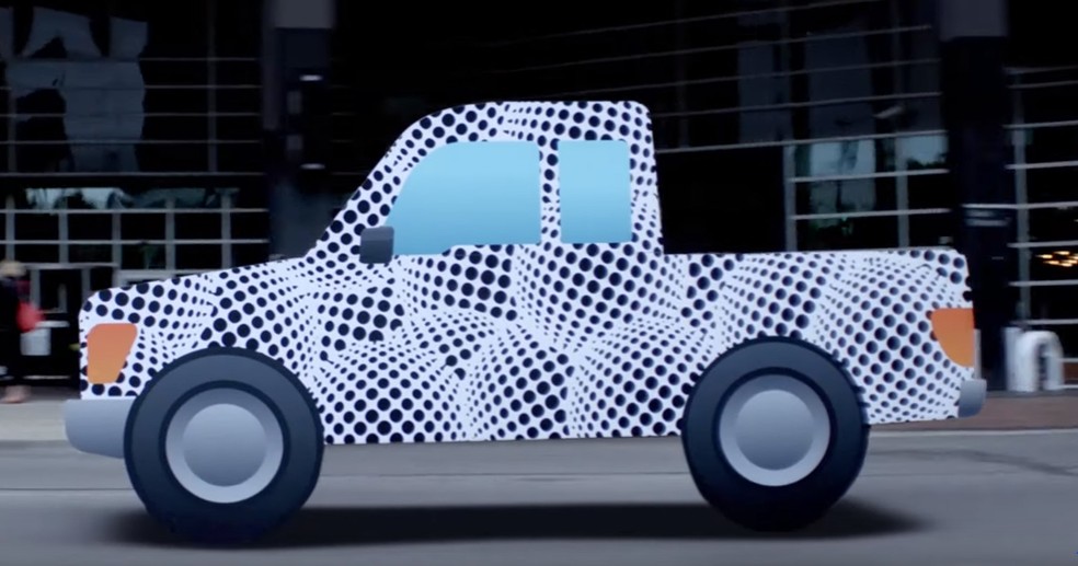 Emoji de picape da Ford — Foto: Divulgação