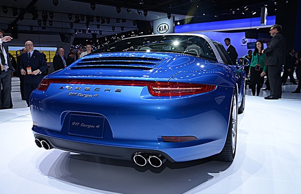Porsche 911 Targa no Salão de Detroit 2014 (Foto: Newspress) — Foto: Auto Esporte