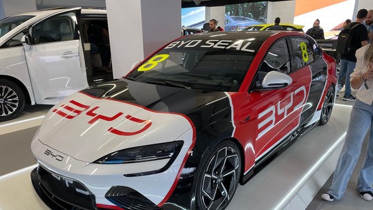 BYD Seal vira carro de corrida e Brasil terá 1° campeonato de elétricos BYD Seal vira carro de corrida e Brasil terá 1° campeonato de elétricos