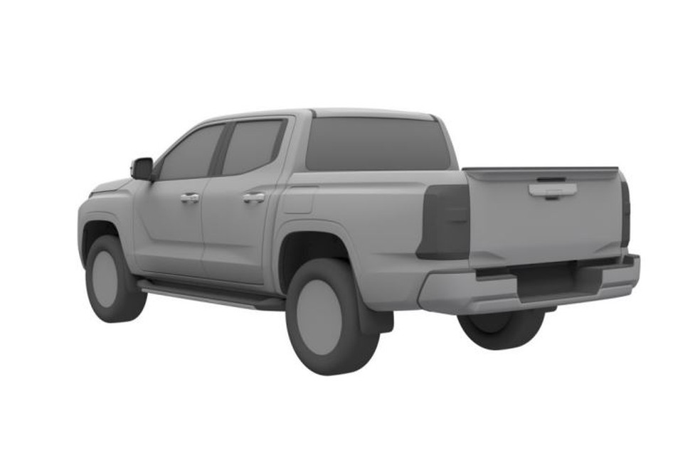 Mitsubishi L200 será nacional ou virá ao Brasil importada? Descubra abaixo — Foto: Reprodução/Inpi