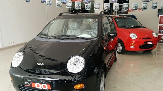 Nas lojas, Chery QQ é encontrado por R$ 23.990, mas tem taxas pouco atrativas