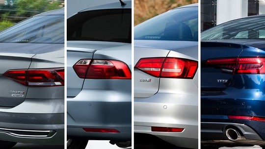 A traseira do Volkswagen Virtus tá mais para Jetta, Voyage ou Audi A4?