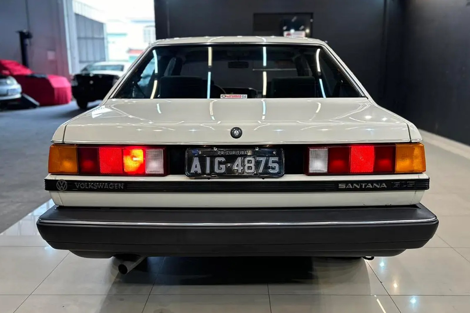 Volkswagen Santana GLS 1987 traseira — Foto: Divulgação/Padrão Misa