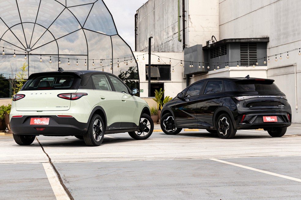 Geely EX2 é cerca de R$ 15 mil mais barato que o BYD Dolphin — Foto: Renato Durães/Auto News Brasil