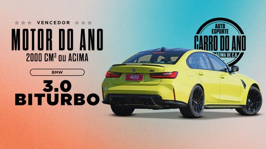 3.0 biturbo da BMW é eleito o melhor motor 2.0 ou acima no prêmio Carro do Ano 2022