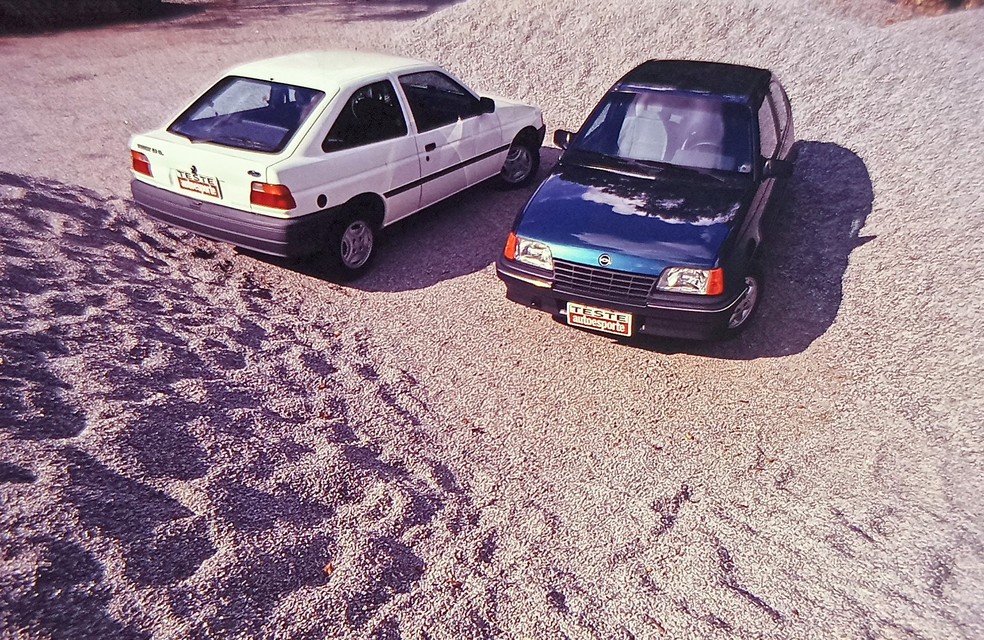 Lado a lado nota-se uma nítida diferença de gerações entre os dois  — Foto: Marcio Sallowicz/Auto News Brasil/Acervo MIAU