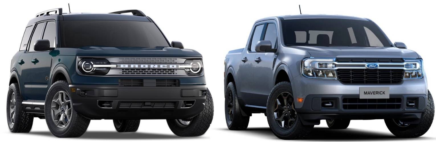 RECALL: Ford Bronco Sport modelos 2021 e 2022 e Ford Maverick modelo 2022