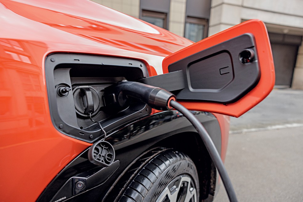 Marca diz que SUV pode recargar de 30 a 80% em 20 minutos  — Foto: Divulgação