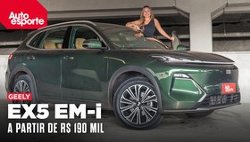 Geely EX5 EM-i custa R$ 190 mil e promete 1.300 km de autonomia; será que alcança?