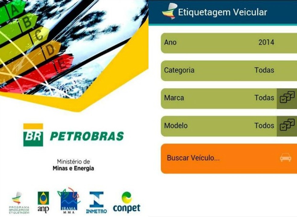Aplicativo mostra os dados de Etiquetagem Veicular (Foto: Auto News Brasil) — Foto: Auto Esporte