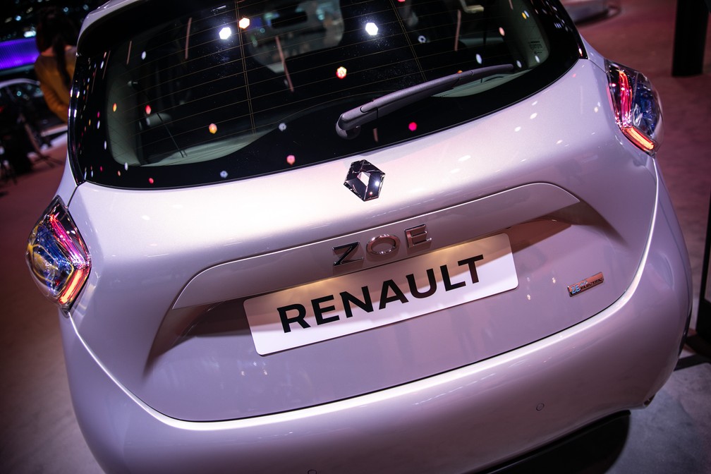 Traseira do Renault Zoe — Foto: Fábio Tito/G1