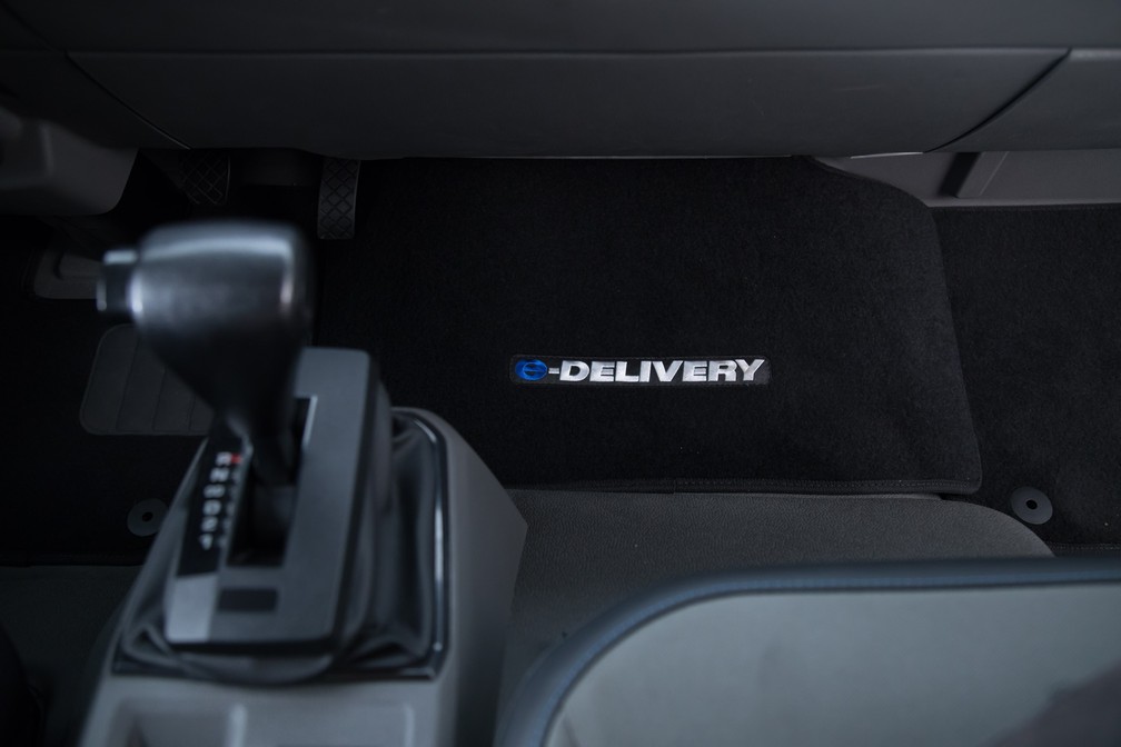 Câmbio automático do Volkswagen e-Delivery — Foto: Divulgação