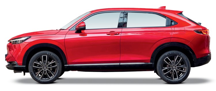Honda HR-V - Perfil menos vincado e maçanetas escondidas reforçam o aspecto de cupê