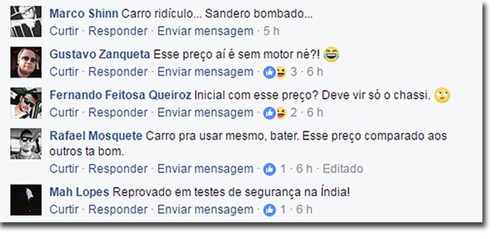 Renault Kwid: nossos leitores dão sua opinião sobre o novo compacto (Foto: Reprodução/Facebook Auto News Brasil) — Foto: Auto Esporte