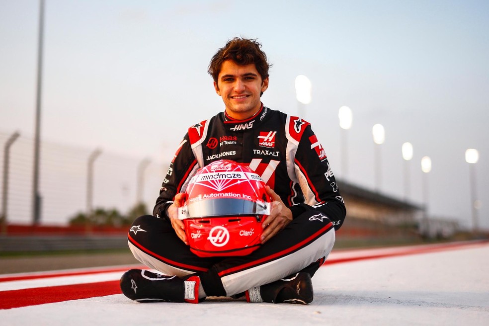 Pietro fará a estreia na categoria no lugar de Grosjean, que sofreu um terrível acidente no domingo passado — Foto: Divulgação Haas