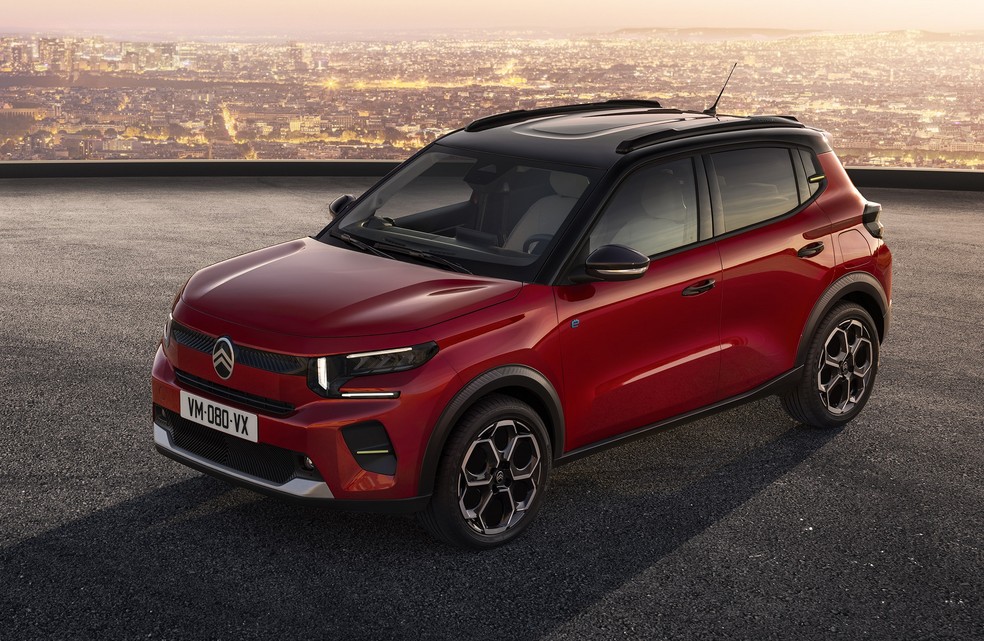 Citroën ë-C3 europeu é mais refinado que o brasileiro — Foto: Divulgação