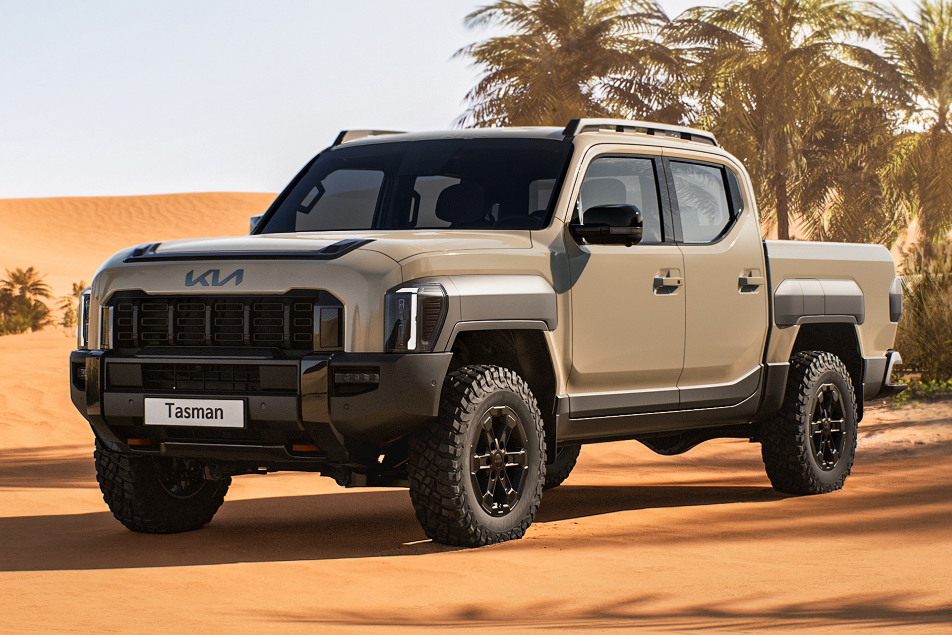 Kia Tasman já está a caminho do Brasil e pode ser lançada ainda em 2025