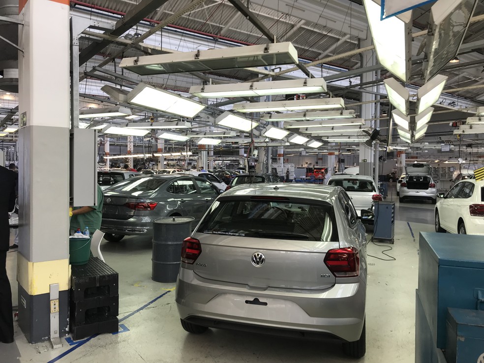 Fábrica da Volkswagen em São Bernardo do Campo — Foto: André Paixão/G1