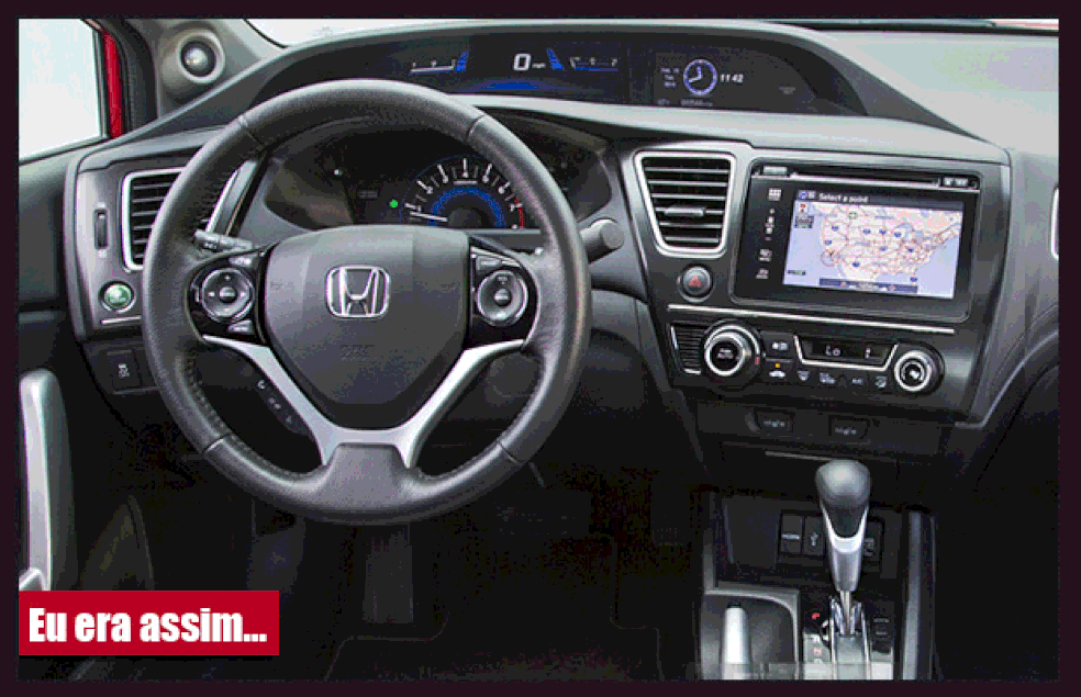 Honda Civic: Eu era assim... e fiquei assim (Foto: Auto News Brasil) — Foto: Auto Esporte