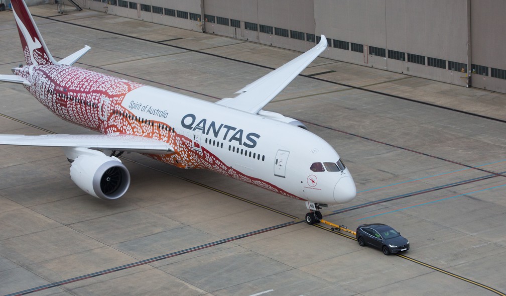 Avião para 236 passageiros estava com o mínimo de combustível — Foto: Divulgação