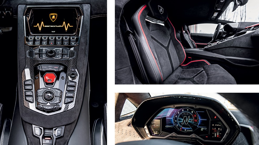Lamborghini Aventador Ultimae tem acabamentos de extremo luxo — Foto: Divulgação