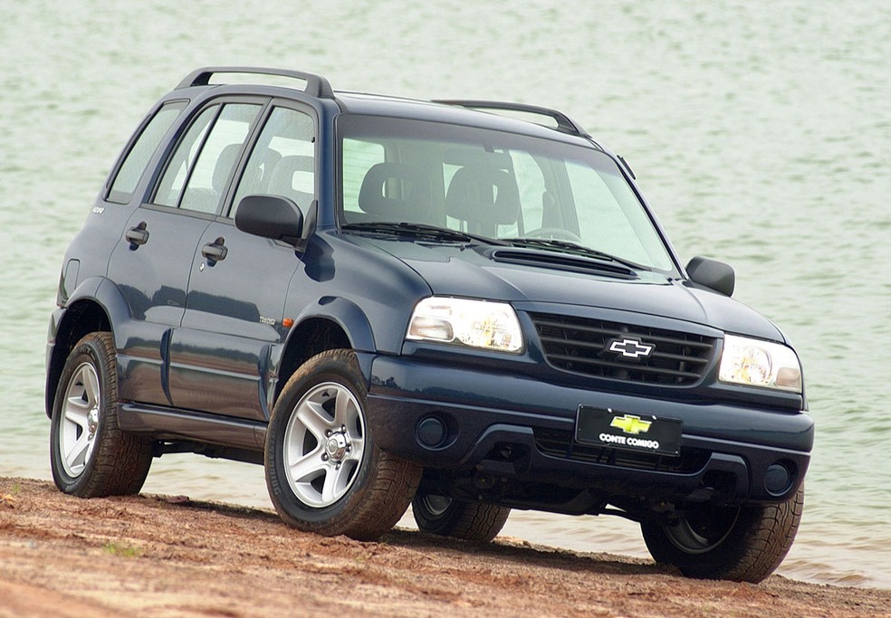 Chevrolet Tracker de segunda geração era, na verdade, um Suzuki Vitara — Foto: Divulgação