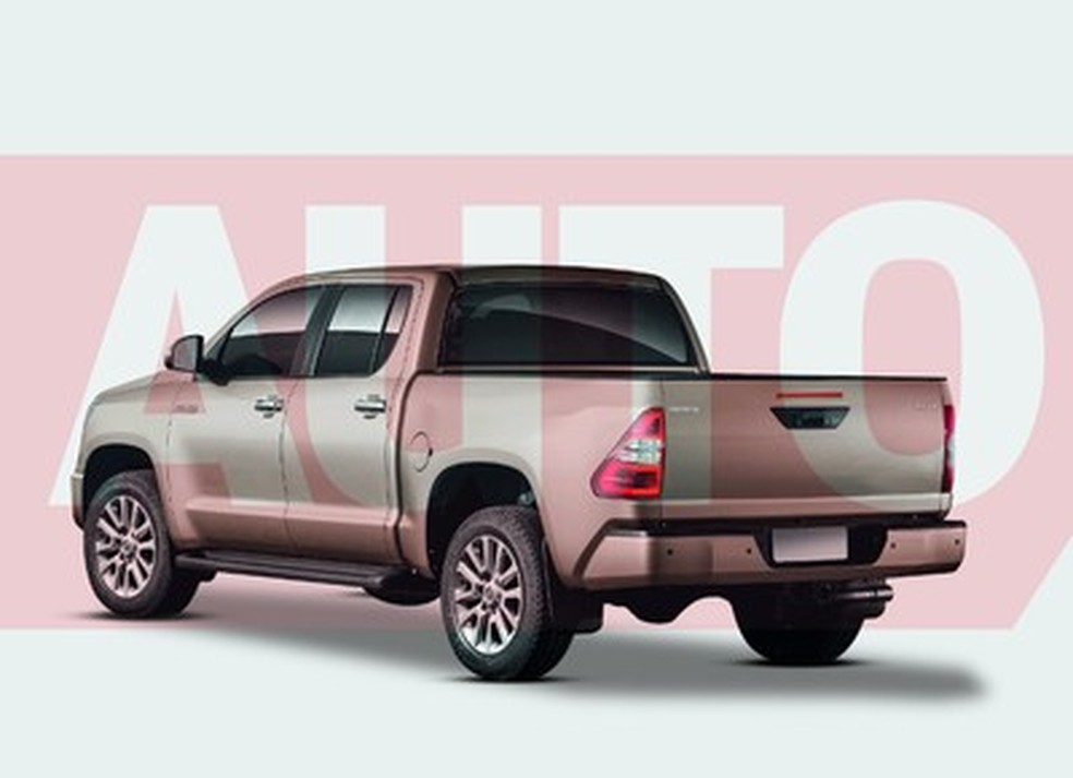 Projeção Toyota Hilux (Foto: Yuri Queiroz) — Foto: Auto Esporte