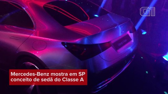 Mercedes-Benz mostra conceito de sedã do Classe A em SP