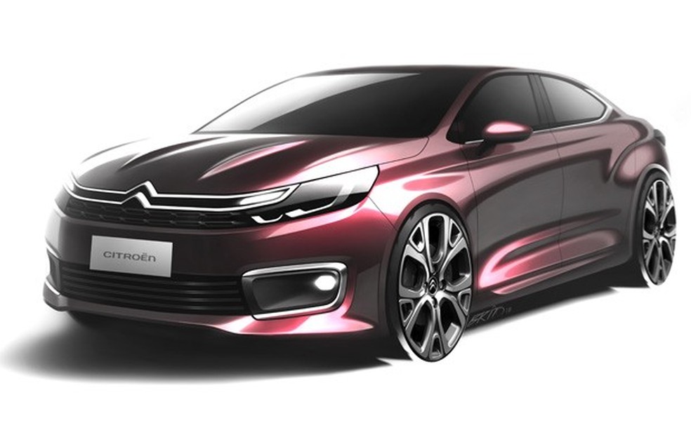Novo Citroën C4 Lounge (Foto: Divulgação) — Foto: Auto Esporte