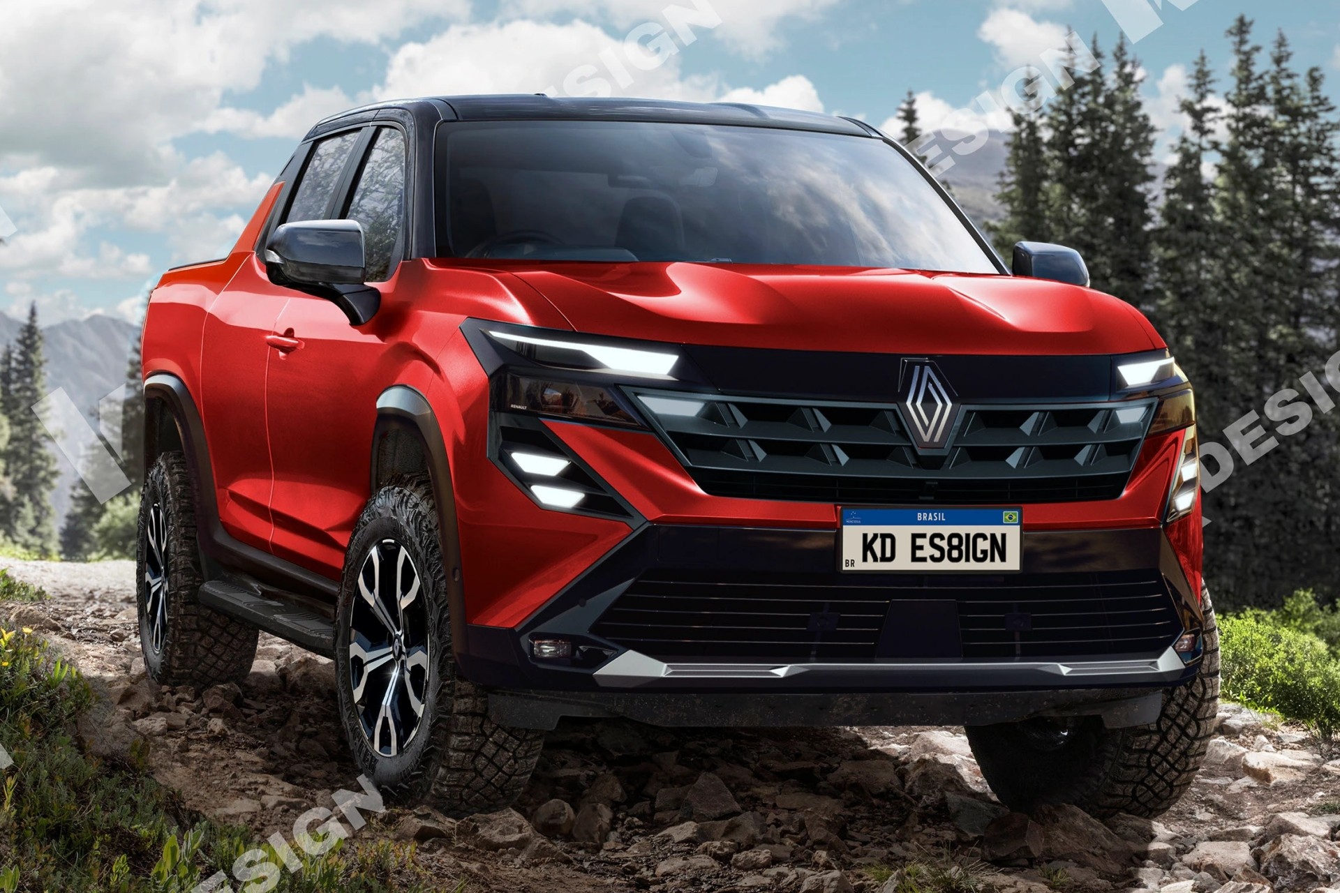 Projeção: Renault Niagara seguirá passos do Boreal para enfrentar Fiat Toro