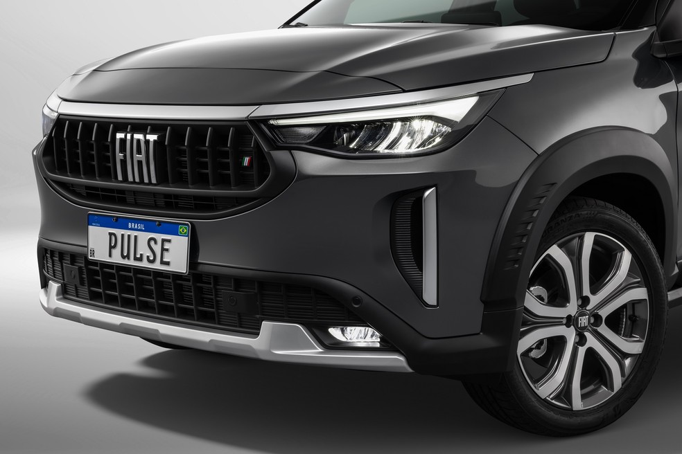 Fiat Pulse 2026 tem uma nova grade dianteira  — Foto: Divulgação