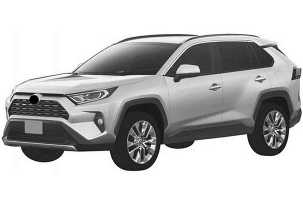 Patente Novo Toyota RAV4 2019 (Foto: Reprodução/INPI) — Foto: Auto Esporte