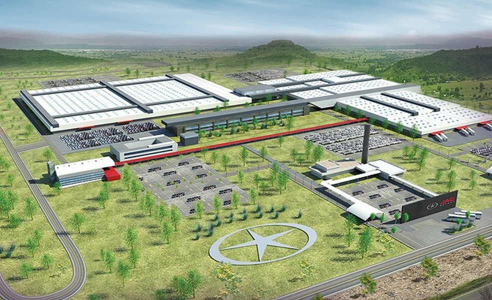 Projeção da fábrica da JAC Motors na Bahia (Foto: JAC Motors) — Foto: Auto Esporte
