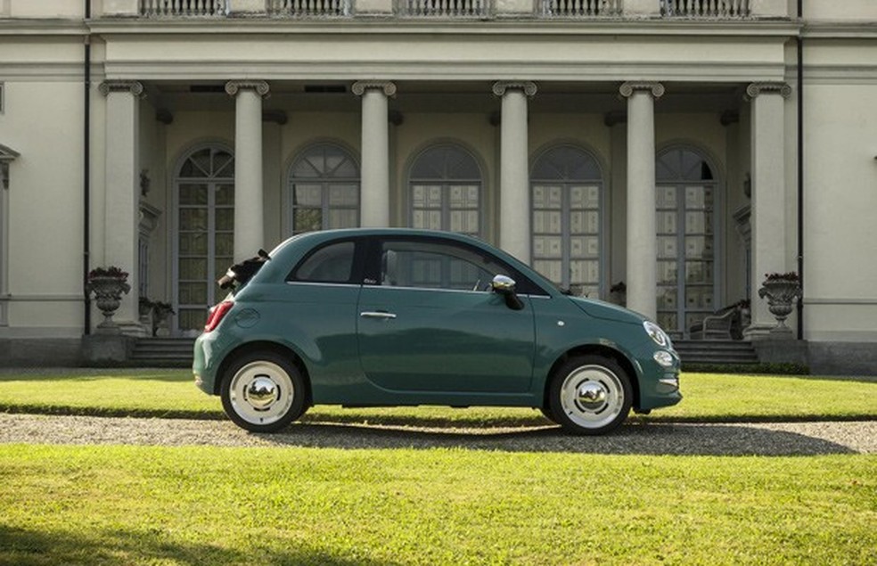 Os tons verde e laranja do 500 Anniversario são exclusivos (Foto: Divulgação) — Foto: Auto Esporte
