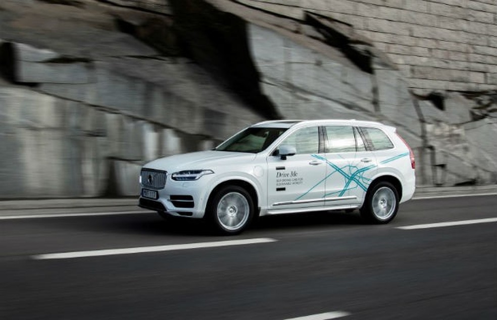 Modelo da Volvo utilizado para testes do Drive Me (Foto: Divulgação) — Foto: Auto Esporte