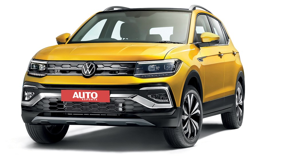 Volkswagen T-Cross terá visual mais parecido com o indiano Taigun — Foto: Divulgação