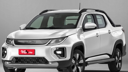 BYD estuda picape híbrida flex nacional contra a Fiat Strada
