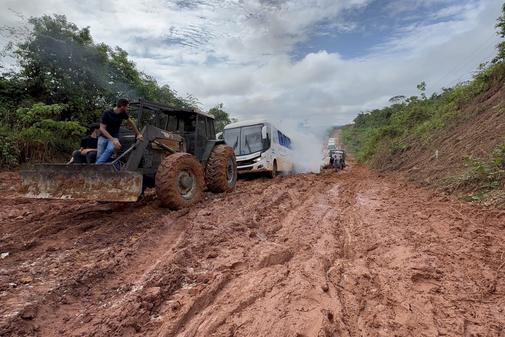 Inverno na Transamazônica atua mais na região do Pará  — Foto: Inverno na Transamazônica